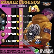 JOKI MLBB / JOKI MOBILE LEGEND / MLBB BOOSTING SERVICE