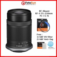 Canon RF 55-210mm for Canon R50, R100, R10, R7 telephoto zoom