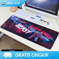PAD MEJA PC GAMING KEREN SIZE XL BESAR LEBAR ANEKA MOTIF ANTI SLIP