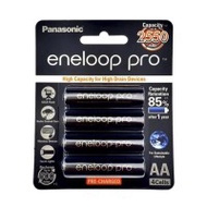 Panasonic Eneloop Pro AA 增強版鎳氫充電池 (4粒裝) | 2550mAh容量 (BK-3HCCE-4BT)