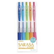 ZEBRA SARASA CLIP 0.4 五色組合A JJS15-5CA 00022529【5組合批量購買】