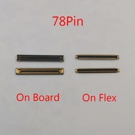 2-10Pcs 78Pin LCD Display FPC Connector On Motherboard For Samsung Galaxy A32 4G A325 5G A326 A42 A4