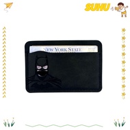 SUHU Batman ID Card Holder, Hollow Out PU Leather Driver License Cover, Creative Waterproof Cartoon 