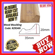 Wainscoting R2934N Wood Moulding/ Wainscoting Decoration/ Bingkai Kayu/ Frame Dinding