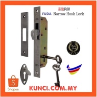 Fuda 5370 Metal Lock Single Mortise Grill Door Hook Lock