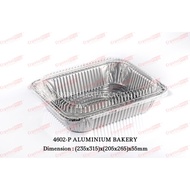 4602P Aluminium Foil Tray with cover | 5pcs (RECTANGLE)