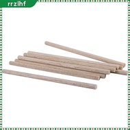 [rrzlhf] 10x Wood Craft Sticks Safe DIY Stick ITower Hobbies Rods Balsa for DIY Craft
