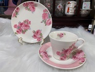 Laura Ashley X Yamaka 粉玫瑰 咖啡杯碟套