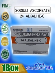 1 BOX 24 ALKALINE C BY EM-CORE DOTNET 100 CAPSULES PER BOX WITH FDA ORIGINAL AND AUTHENTIC NOW ON SALE SOLD BY ABUNDANT