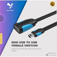 [JaVis] MINI USB CABLE MALE TO USB 2.0 FEMALE 25CM VENTION
