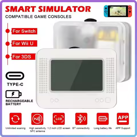 For Allmiibo Chargeable Intelligent Simulator Emulator Universal Writer for Nintendo Switch/IIU/3DS/