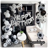 Psb1 soccer garland soccer balloon theme happy birthday package