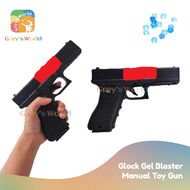 Glock gel blaster toy for boys, manual type bolt action, gel ball launcher toy