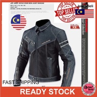 KOMINE JK006 Waterproof Fashion Denim Mesh Motorcycle Riding Jacket