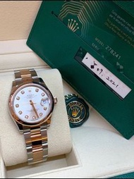 全新🆕Rolex 278241 Datejust 31 間玫瑰金 鑽石字 現貨🔥