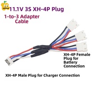 ADREE 1/5pcs Lithium Battery Charger, Multistyles Plastic Adapter Cable,  11.1V 3S XH-4P/7.4V 2S XH-