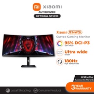 Xiaomi Curved Gaming Monitor G34WQi 34'' WQHD display/180Hz refresh rate/FreeSync/1ms response