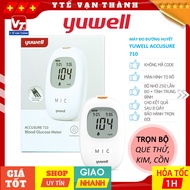 ✅ [TRỌN BỘ] Máy Đo Đường Huyết Yuwell Accusure 710 (New) (+50 Que Kim Cồn) | Thay Thế Yuwell 582 | B