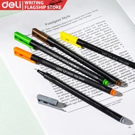 Deli 6 Colors Fine Liner Paint Marker Pen EQ900-06 Drawing Pen