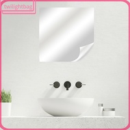 0.5*2M Mirror Wall Sticker Self Adhesive Mirror Sheets DIY Home Decor Removable #HOT