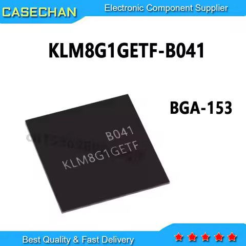 2pcs KLM8G1GETF-B041 KLM8G1GETF B041 BGA153 8G EMMC Memory IC