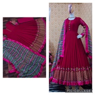 Fox Georgette Long Gown