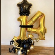 30th 40th 50th 60th 70th 80th Theme Balloons Set for Birthday Adults Anniversary Party Decorations
