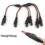 18AWG 14AWG SAE Power Extension Cable 1 female to 2 male SAE Power Extension Cable Adapter Quick Connect Disconnect Plug  SG10B