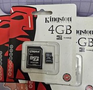 彰化手機館 Kingston 金士頓 記憶卡 4G microSD SDHC 4GB class4 TF T-Flash