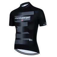 2022 New Tour de France Cycling Clothes Round Neck Shirt ระบายอากาศได้ดี