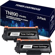 EWJUEZS 2-Pack TN890 Ultra High Yield Compatible TN890 TN-890 Toner Cartridge Replacement for HL-L6400DW HL-L6400DWT HL-L6250DW MFC-L6900DW MFC-L6750D Printer Toner (Black).