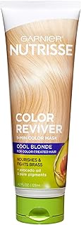 Garnier Hair Color Nutrisse Color Reviver 5 MIN Color Mask, Cool Blonde for Color Treated Hair to No