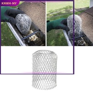 <KNWH>Metal Mesh Gutter Leaf Debris Mud Trap Guards Drain Pipe Cover Downpipe