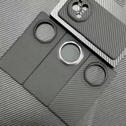 Case for Honor Magic V3 Carbon Fiber Ultra-thin Phone Case for Magic V3 Aramid Fiber Material Hard S