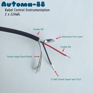 Retail per 1 meter UL2464 2C 2 core 22AWG 22 AWG Stranded Tinned Copper TCu Aluminum Foil Screen Bra