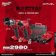 🔥READY STOCK🔥 MILWAUKEE M18 FUEL™ GEN Ⅵ DRILL &amp; IMPACT DRIVER COMBO SET RM2980