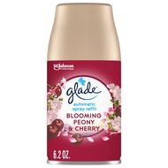 Automatic Spray Refill, Air Freshener for Home and Bathroom, Blooming Peony & Cherry, 6.2 Oz Glade A