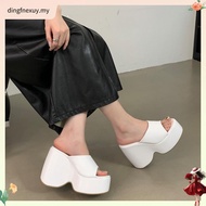 Wedge Heels Square Toe  Slippers Women 35-39