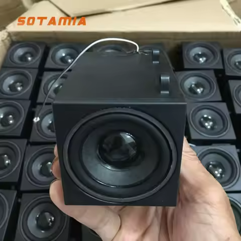 SOTAMIA 2pcs 2 Inch Full Range Passive Speaker 4 Ohm 5W Large Stroke Plus Bass Booster Disc Speaker 