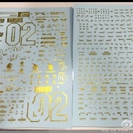 DL DALIN Water slide decal PG BANSHEE BANSHEE Gold Coating DLRG23