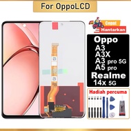 LCD Original OPPO A3X A3 A3 Pro 5G A5 Pro Realme 14x 5G LCD Screen Touch Display