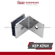 [KT/ KK 90 degrees/ KK 180 degrees] Stainless Steel Positioning Clamp for Glass Walls - Glass angle 