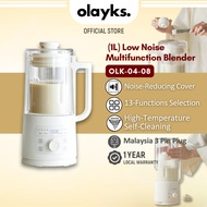 Olayks 1L Soymilk Maker Blender Baby Food Processor | 20min Quick Soy Milk | Auto Wash | Low Noise |