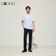 G2000 Super Soft Mercerized Pure Cotton Relax Fit Short Sleeve T-Shirt with Logo