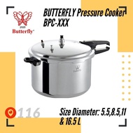 BUTTERFLY Pressure Cooker BPC-XXX 1.5L,8.5L,11L &amp; 16.5L