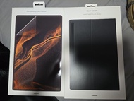 Samsung Galaxy Tab S8 Ultra Book Cover &amp; Screen Protector (NEW) &amp; Case