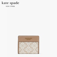 KATE SPADE NEW YORK SPADE FLOWER JACQUARD SMALL ZIP WALLET KB203 กระเป๋าสตางค์