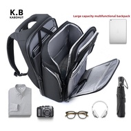 Kabohut Backpack Men 17Inch Laptop Bag Large Capacity Waterproof Travel Backpack（40L