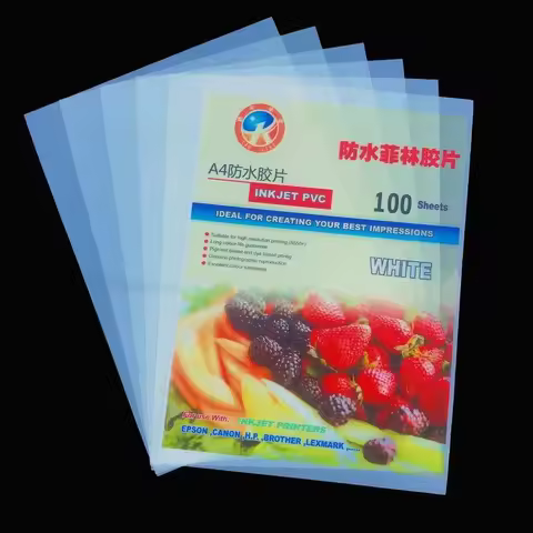 A4 Transparency Film Silk Screen PET Sheet Waterproof Inkjet Film for Inkjet Printers