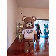 BE@RBRICK WF Fashion MACAU 2020 Moschino 泰迪熊 1000% 稀有限量少見